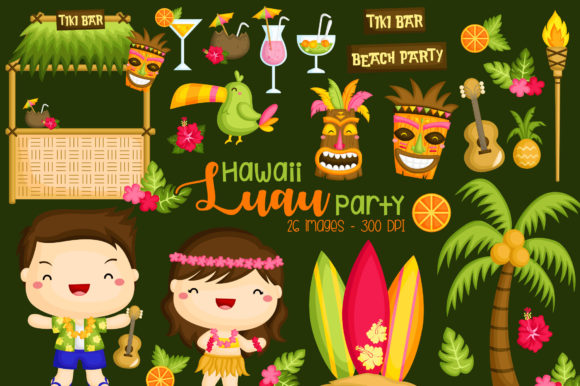 Download Hawaii Luau Culture and Tradition Clipar - Hawaii Collection