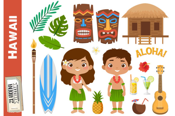 Download Hawaii Clipart Tropical Clipart Luau - Hawaii Collection