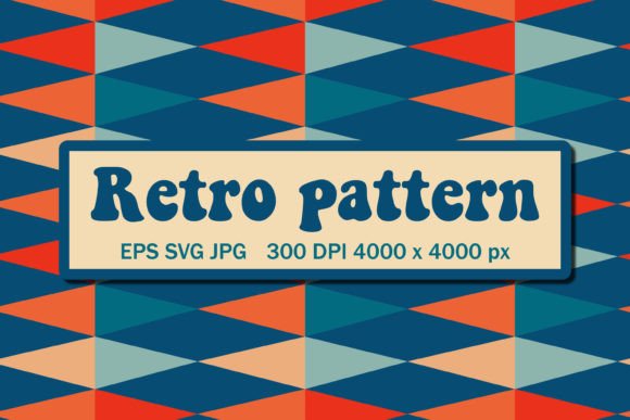 Download Groovy Aesthetic Pattern with Triangles - Aesthetic pattern Collection