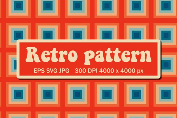 Download Groovy Aesthetic Pattern with Squares - Aesthetic pattern Collection