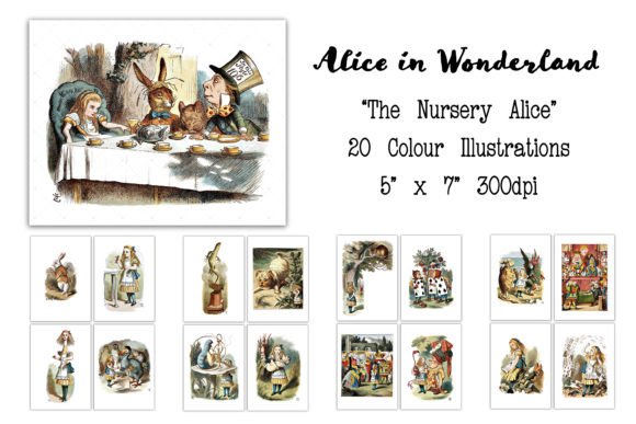 Download Alice in Wonderland Mad Hatter Tea Party - Premium Resources