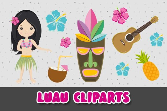 Download Luau Clipart Hawaiian Illustrations - Hawaii Collection