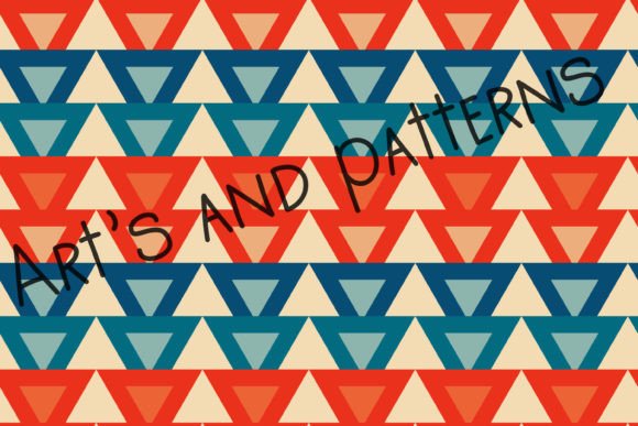 Download Vintage Aesthetic Pattern with Triangles - Aesthetic pattern Collection
