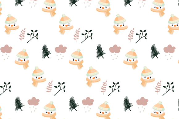 Download Aesthetic Pattern Christmas Snowman Art - Aesthetic pattern Collection